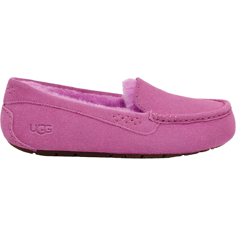 Slippers for story time-Women's UGG Ansley Purple Ruby Suede