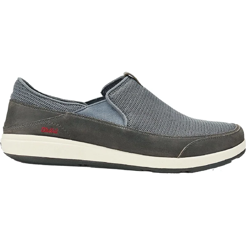 Casual Shoes for Casual Casual Sand-Men's OluKai Makia Charcoal/Charcoal Nubuck/Mesh