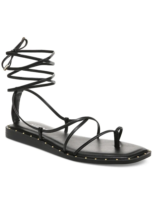 Sandals for fun-filled days-Novaraa Womens Faux Leather Thong Gladiator Sandals