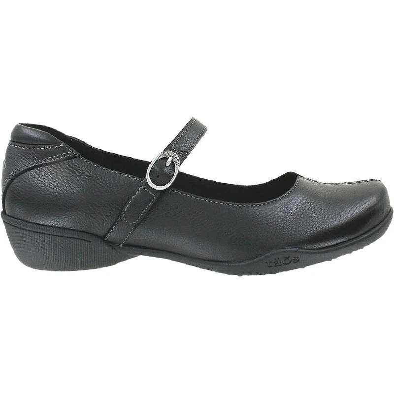 Casual Shoes Easy Look-Women's Taos Ta Dah Black Leather