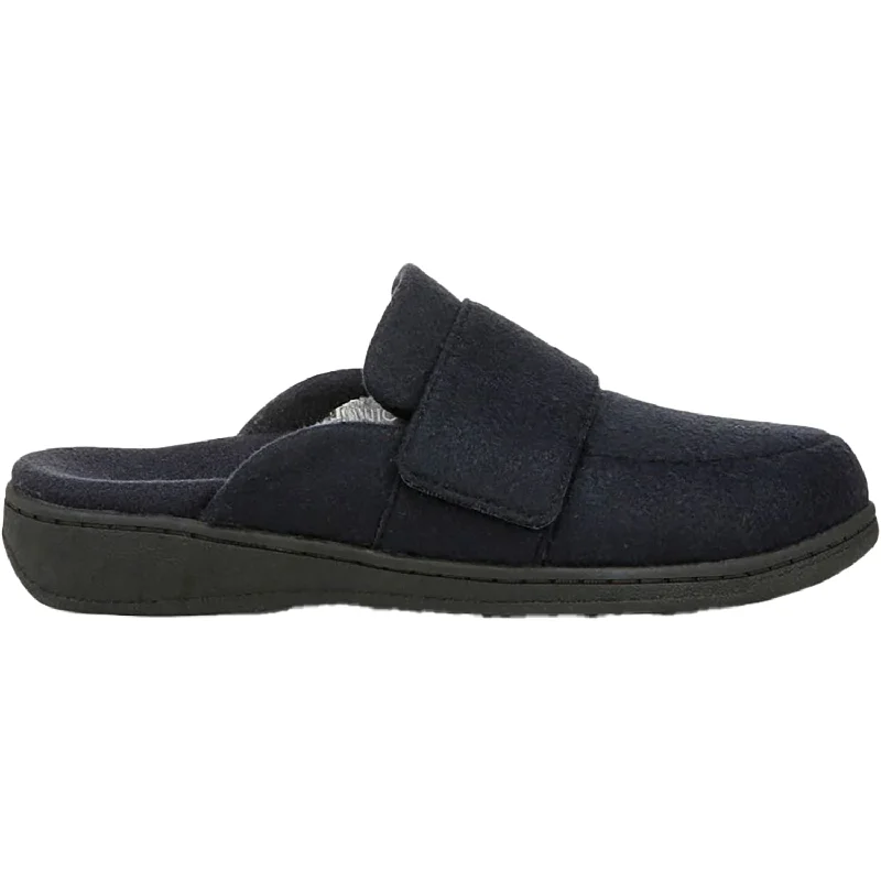 Slippers for cozy weave-Women's Vionic Gemma II Navy Wool