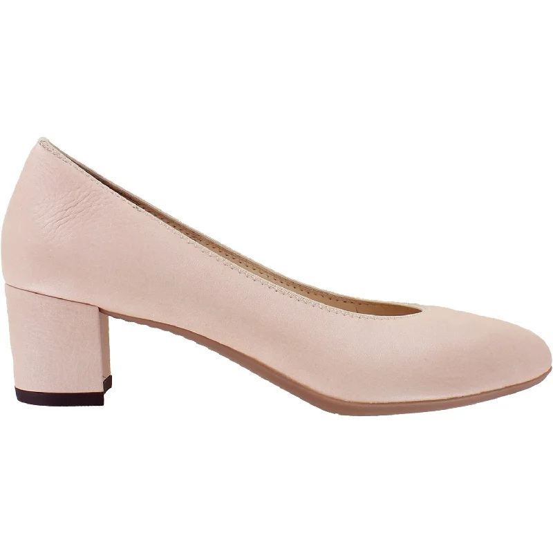 Fashion dress shoes square toe-Women's Ara Kendall Nude Calf Leather