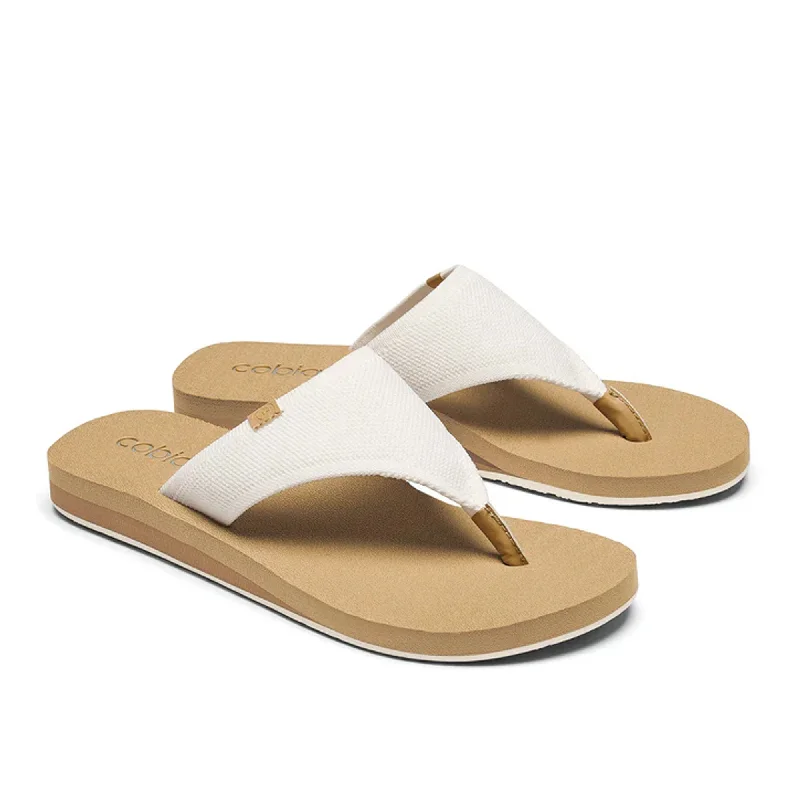 Casual sandals for walking tours-Cobian Bermuda Bounce Women's Sandals - Cream