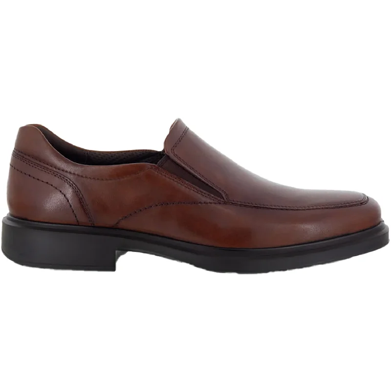 Casual Shoes with Pop-Men's Ecco Helsinki 2.0 Apron Toe Slip-On Cognac Leather