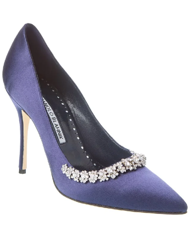 Manolo Blahnik Olarana 105 Satin Pump