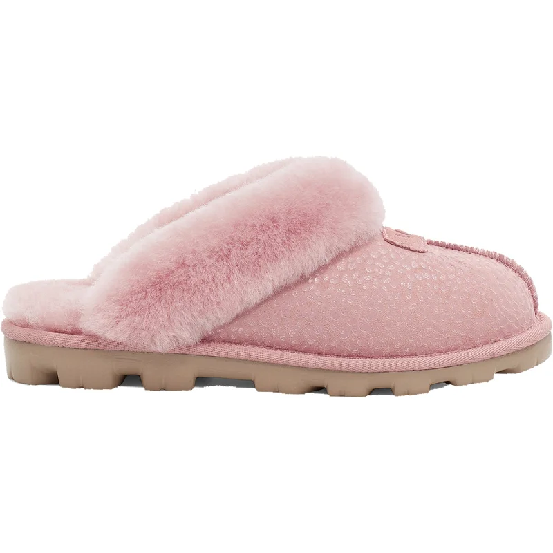 Slippers for plush yarn-Women's UGG Coquette Sparkle Spots Shell Sheepskin