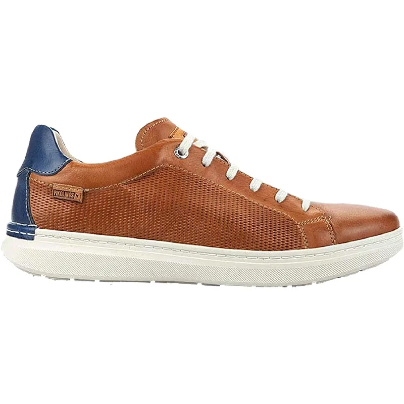 Casual Shoes Sleek Fit-Men's Pikolinos Begur M7P-6311 Brandy Leather