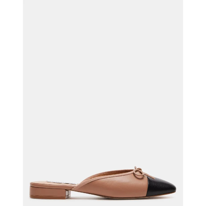 Flats with retro vibes-Bessie Tan Leather