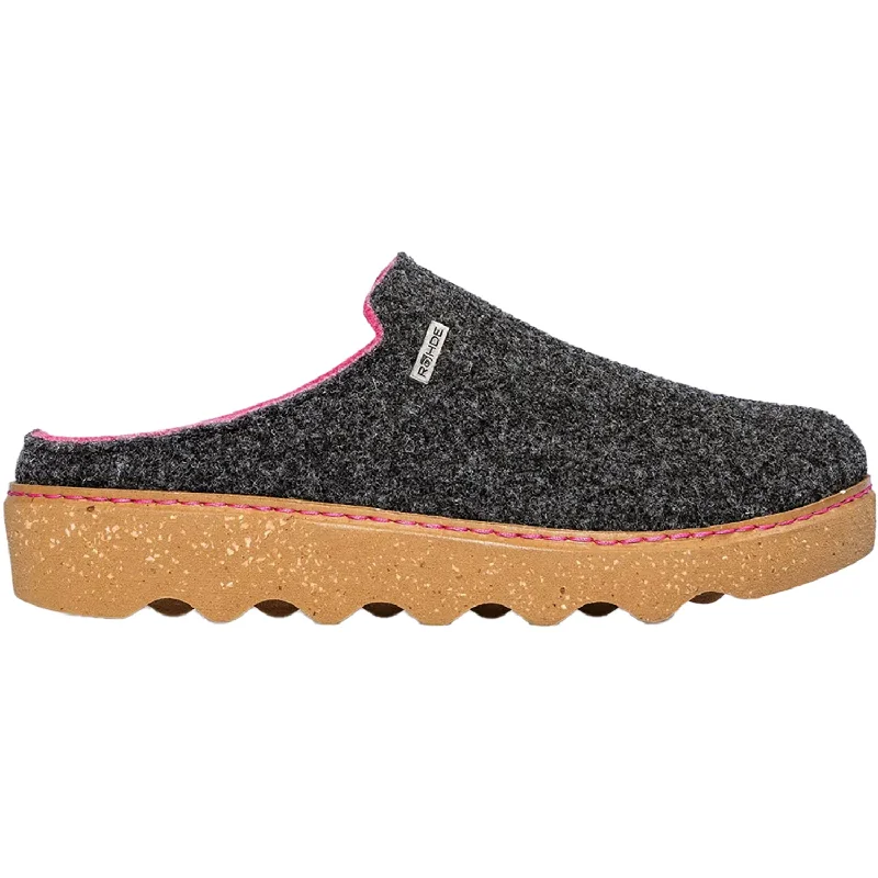 Slippers for barefoot feel-Women's ROHDE Foggia-D Stone Synthetic