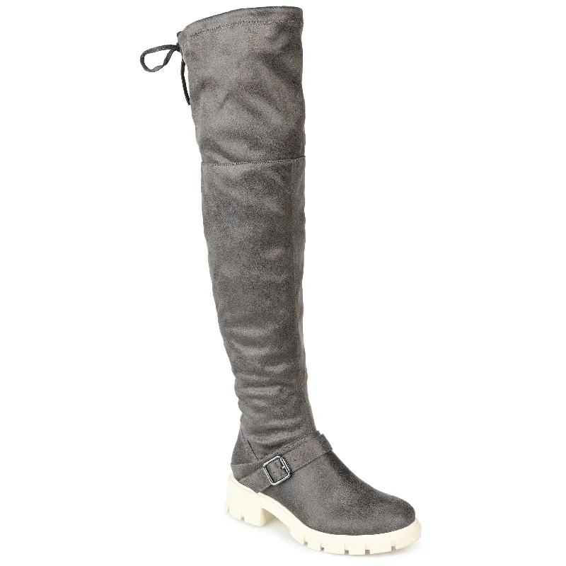 stylish boots for skiing trips-Journee Collection Women's Tru Comfort Foam Wide Calf Salisa Boot