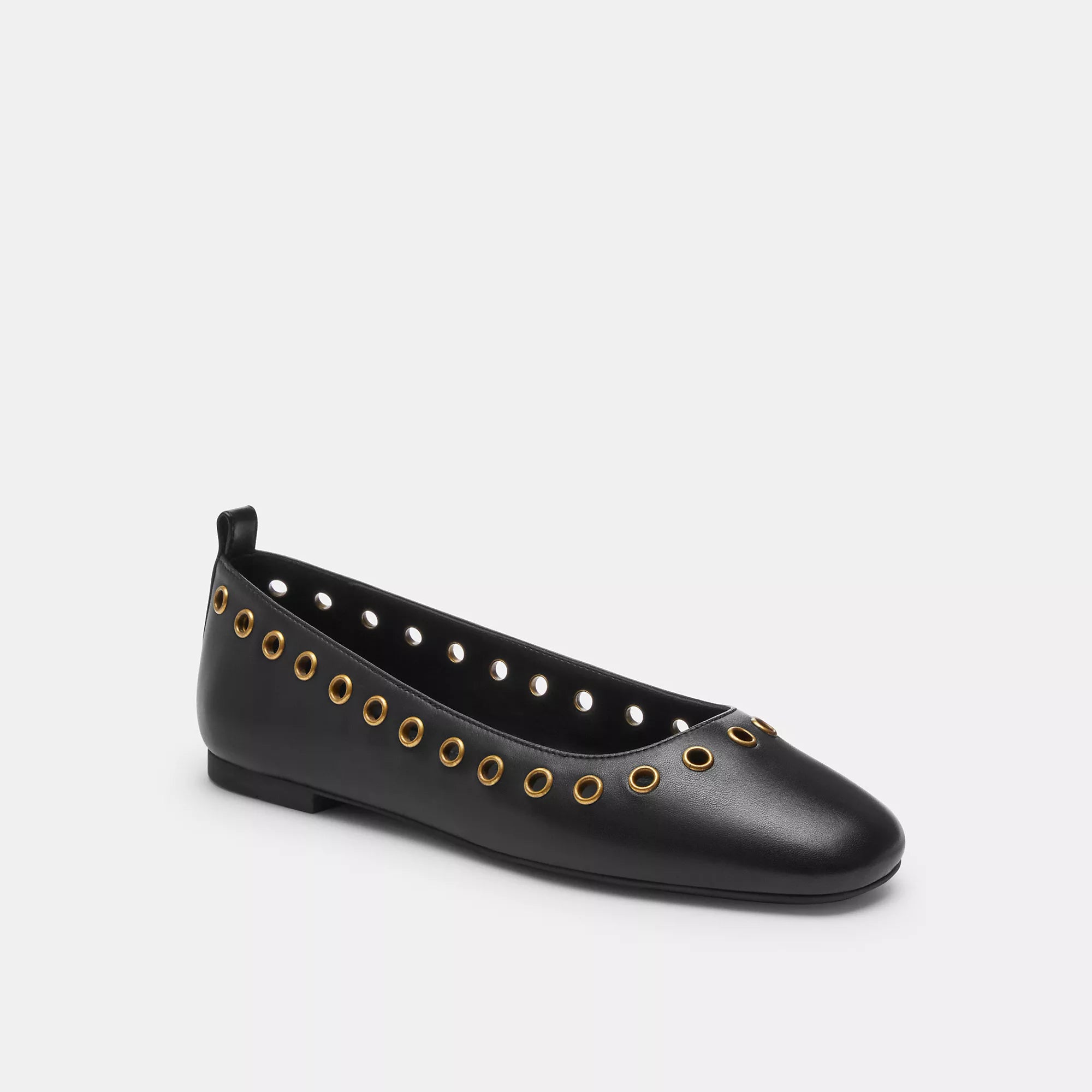 Flats near trendy cafes-Coach Outlet Wendie Ballet With Grommets