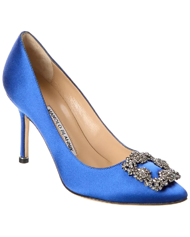 Manolo Blahnik Hangisi 90 Satin Pump