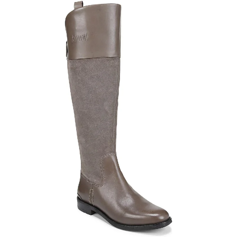 fashionable boots for daily wear-Meyer 2 Womens Almond Toe Knee-High Boots