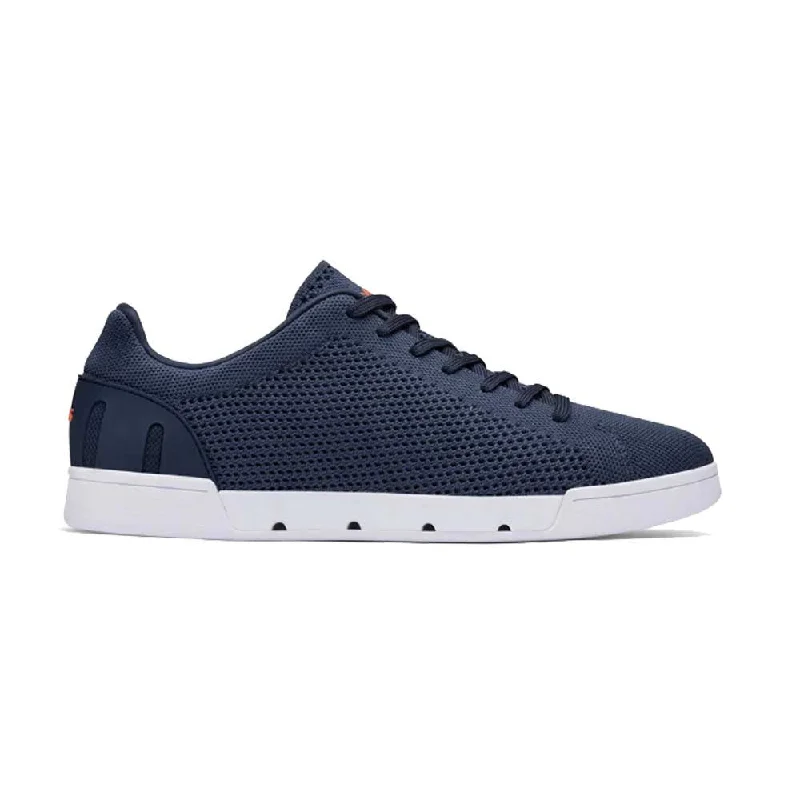 Athletic shoes for track and field-SWIMS Breeze Tennis Knit Sneakers - Navy*