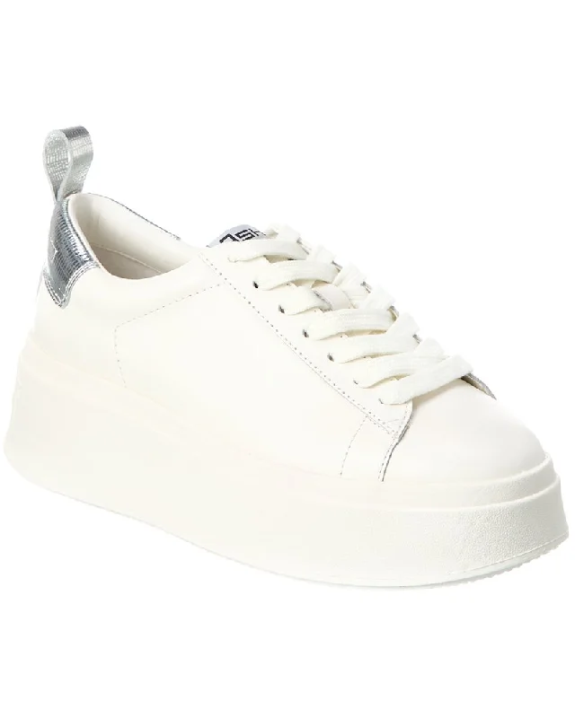 Athletic shoes with cushioned midsole-Ash Move S Leather Sneaker