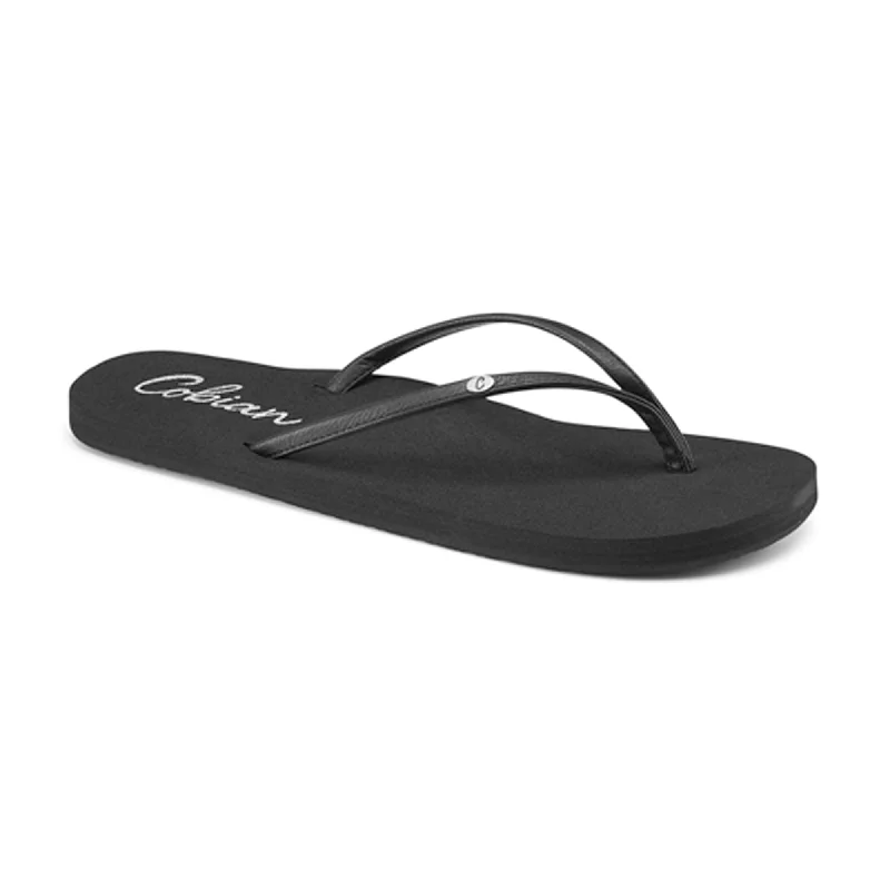 Sandals with sparkly finish-Cobian Nias Bounce Women's Sandals - Black