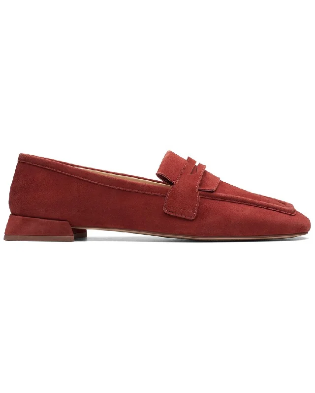 Stylish flats with patios-Clarks Ubree15 Surf Suede Flat