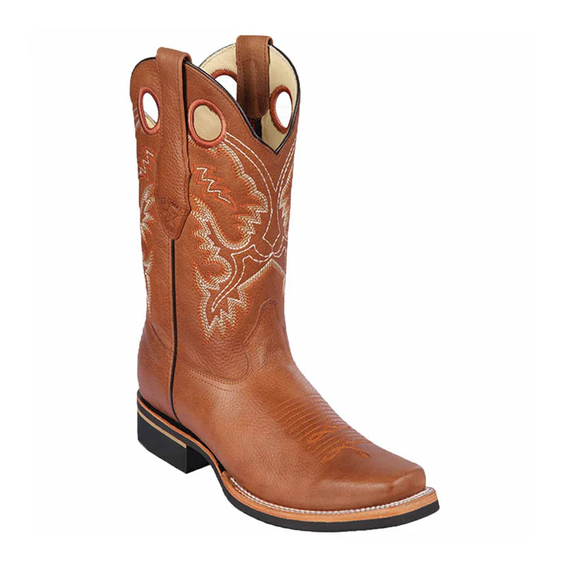 best boots for hiking-Los Altos 8132751 Men's Honey Genuine Grisly Rodeo Boots