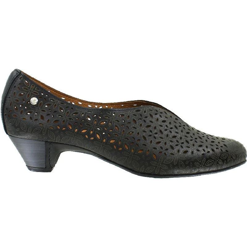 Fashion dress shoes with chic-Women's Pikolinos Elba W4B-5900 Black Leather