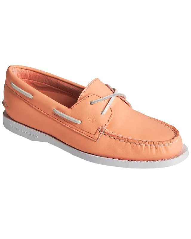 Cheap flats with decks-Sperry A/O 2-Eye Seacycled Shoe