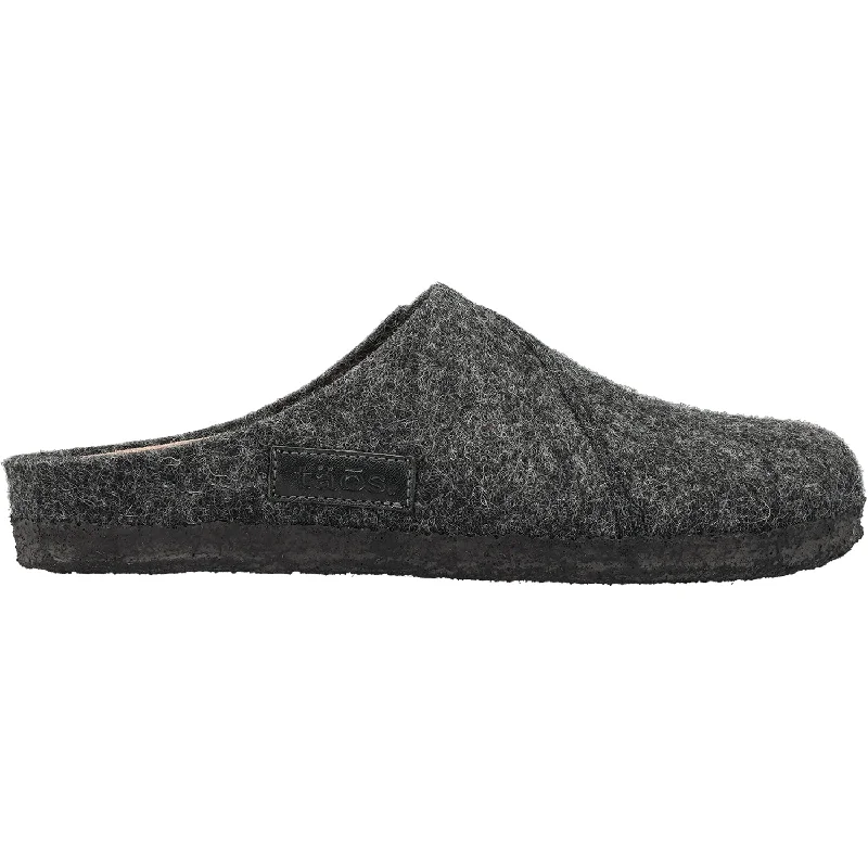 Slippers for knit ease-Women's Taos Wooled Class Charcoal Wool