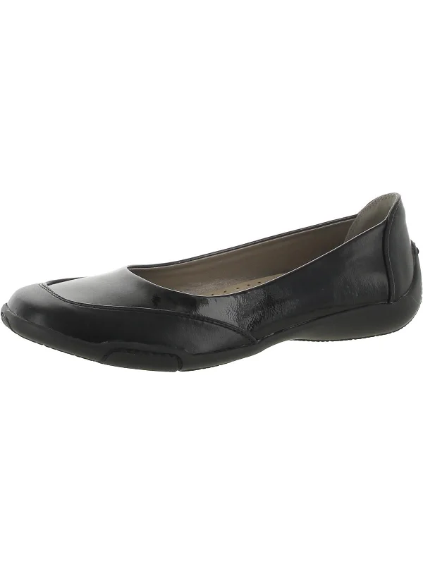 Flats for artistic living-Cascade Womens Padded Insole Slip On Flats