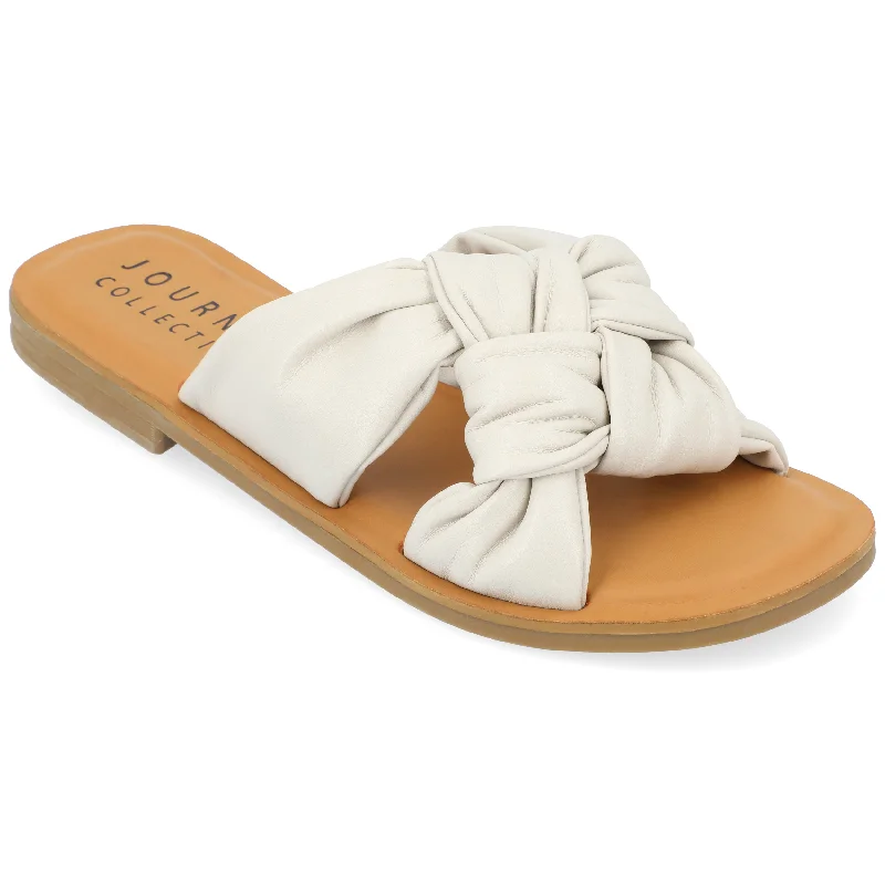 Comfortable sandals for summer heat-Journee Collection Women's Tru Comfort Foam Kianna Sandal