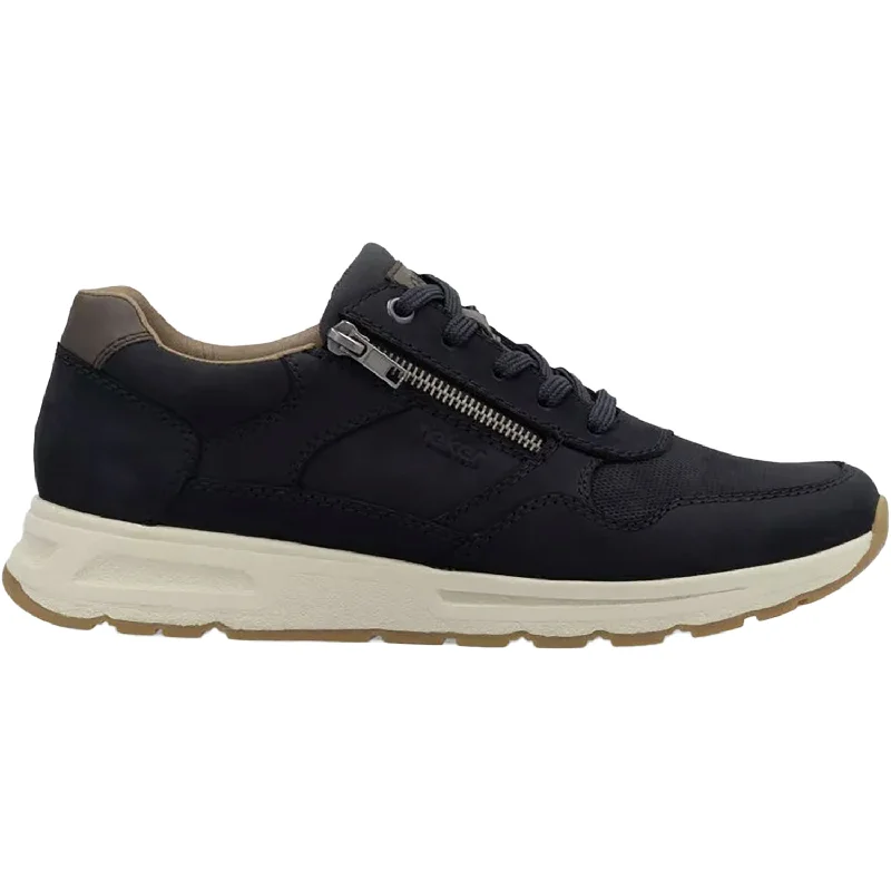 Casual Shoes for Casual University-Men's Rieker B0701-15 Pazifik/Navy/Lake Leather