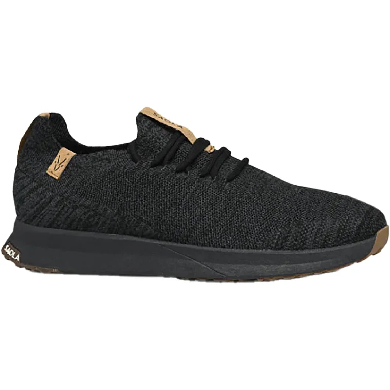 Casual Shoes for Casual Coffee-Men's Saola Tsavo 2.0 Wool Black/Steel Grey Fabrics