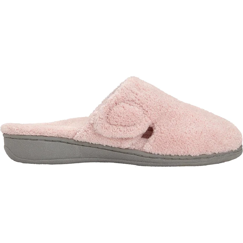 Slippers with cozy stitch-Women's Vionic Gemma Slippers Pink Terrycloth