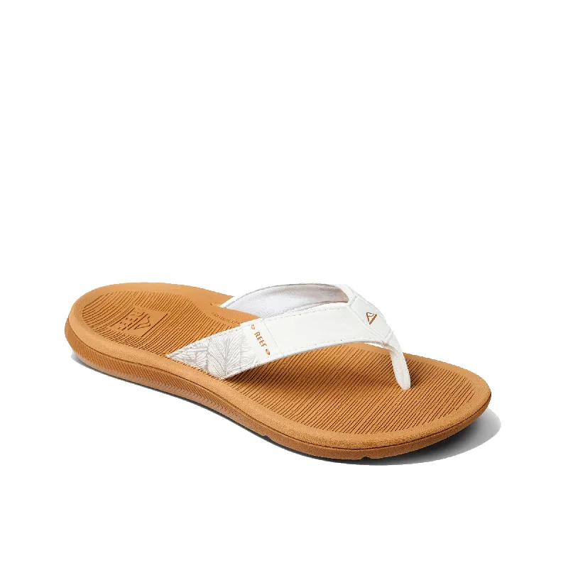 Sandals with fur detail-Reef Santa Ana Women's Sandals - Cloud