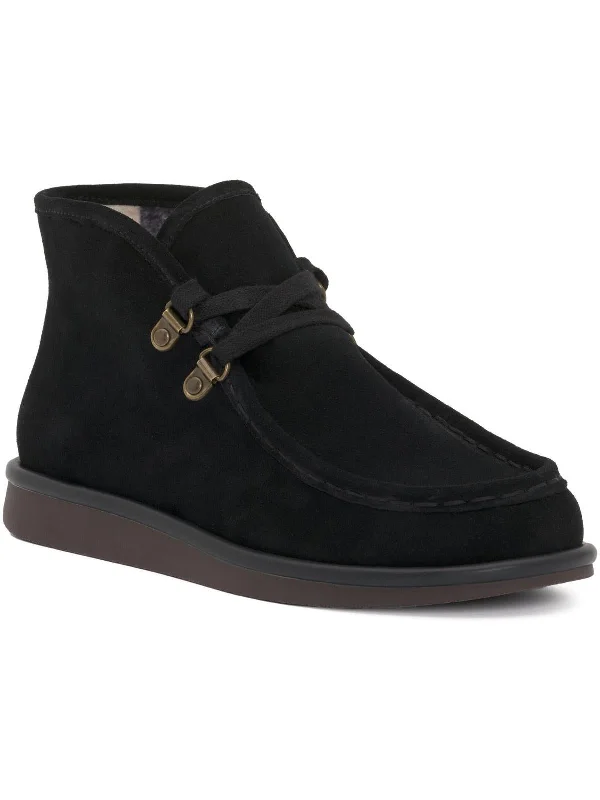 black/oiled suede