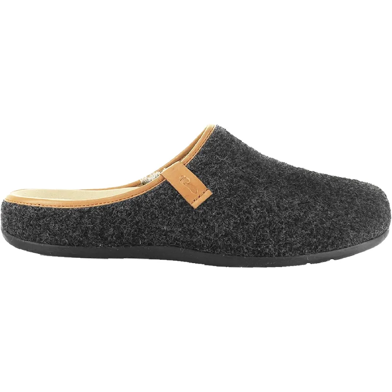 Slippers for soup nights-Men's Strive Cologne Dark Grey Wool