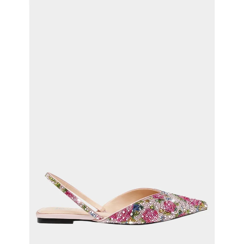 Flats with industrial style-Vance Floral Multi