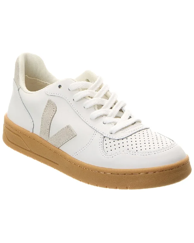 Athletic shoes for continuous running comfort-VEJA V-10 Leather Sneaker