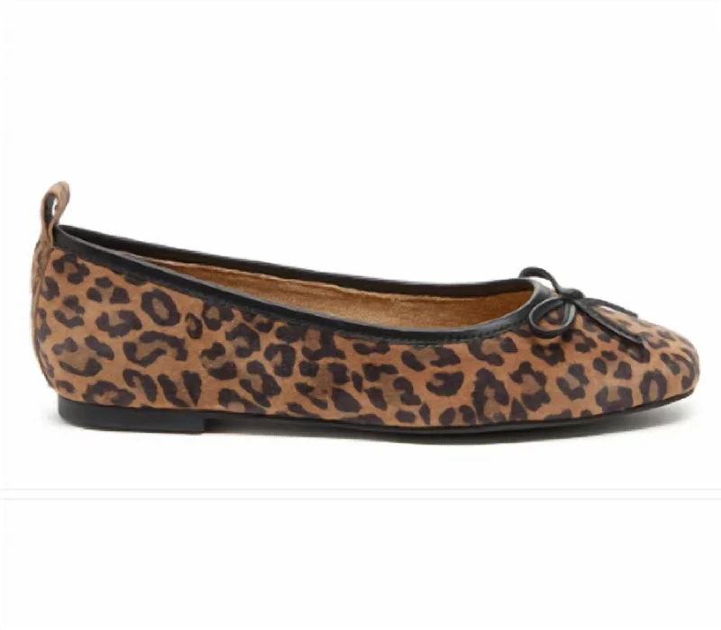 Cheap flats near coasts-Frankie Leopard Ballet Flat