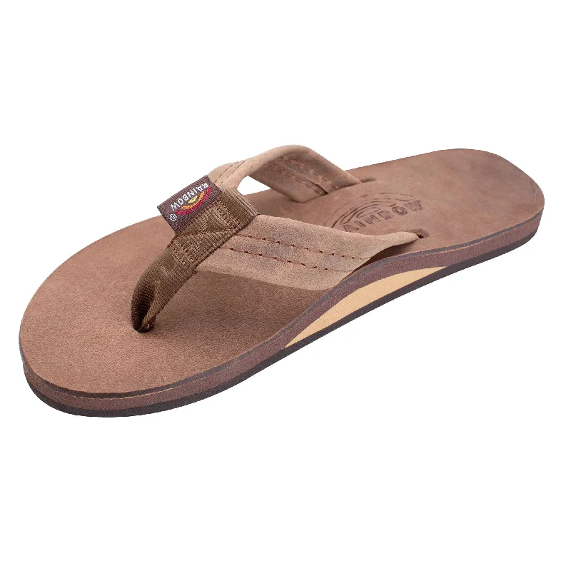 Sandals with soft inner lining-Rainbow Single Luxury Thick Women's Sandals - Nogales Wood