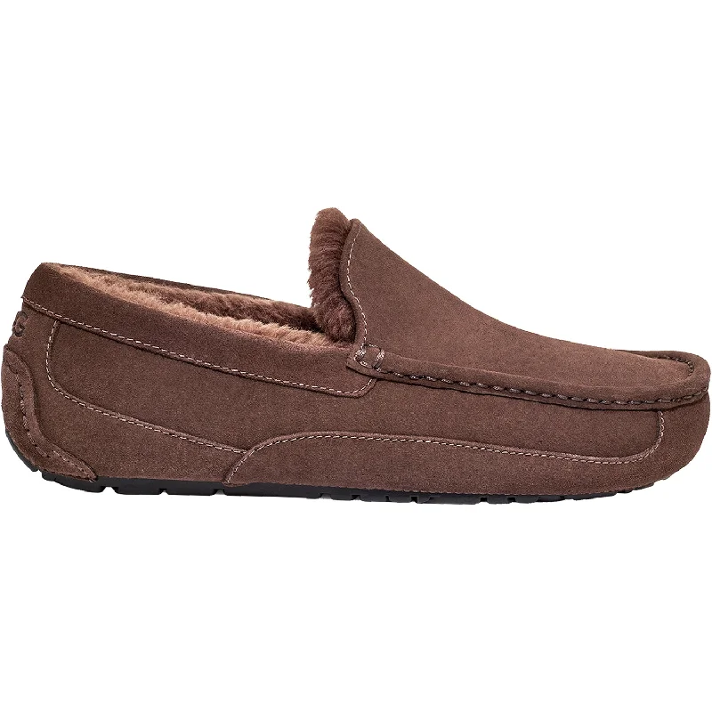 Slippers with cool floors-Men's UGG Ascot Dusted Cocoa Suede