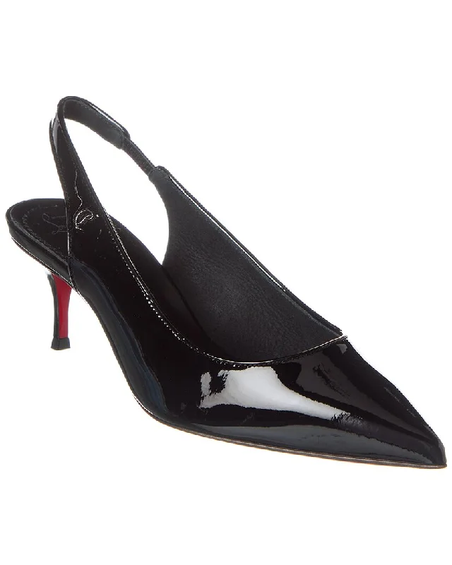 Christian Louboutin Sporty Kate 55 Patent Slingback Pump