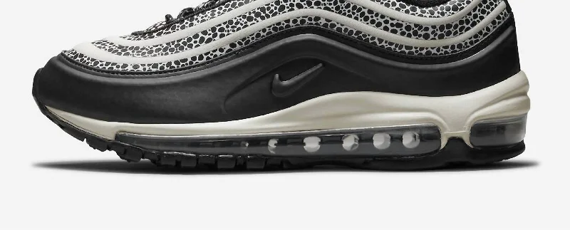 Athletic shoes with customized features for different activities-Air Max 97 Se Sneaker In Phantom/black-Chile Red