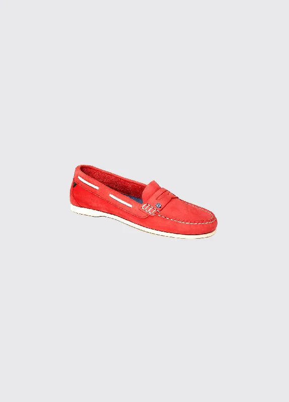 Belize Deck Shoe - Red