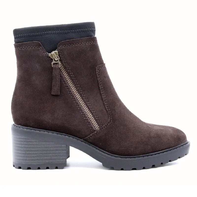 boots for keeping feet warm while hiking-Demi Boot In Cafe Suede