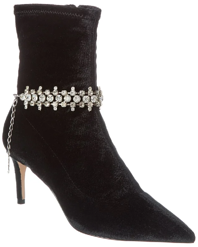 casual ankle boots for everyday wear-SCHUTZ Marion Velvet Bootie