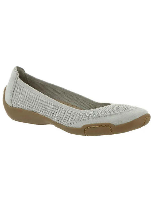 Affordable flats with flair-Louisa Womens Slip On Padded Insole Flats