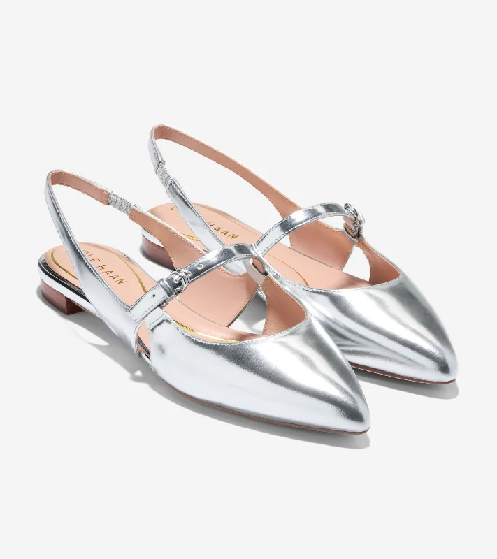 Flats near vibrant hubs-Cole Haan Anya Slingback Flat