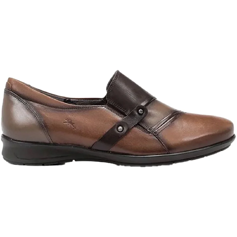 Casual Shoes for Casual Days-Women's Dorking Noa F0943 Cognac Leather