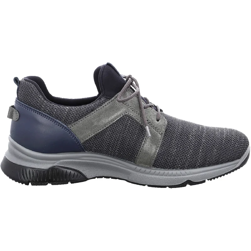 Casual Shoes for Casual Casual Business-Men's Ara Morris Grey Knit Fabric Mesh