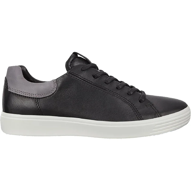 Casual Shoes Soft Style-Men's Ecco Soft 7 Black/Titanium/Droid Leather