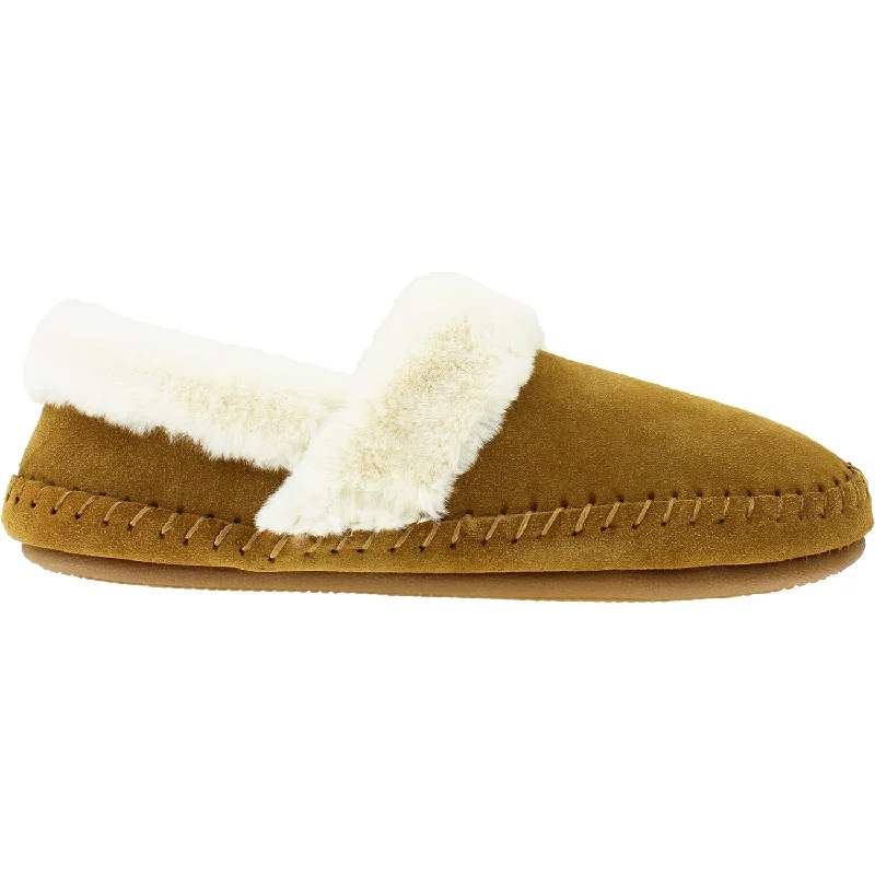 Slippers for plush knit-Women's Tempur-Pedic Acelyn II Hashbrown Suede