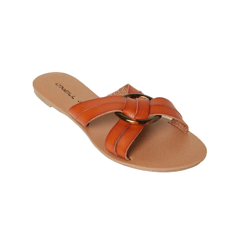 Sandals with seasonal designs-O'Neill Vilano Women's Sandals - Cognac